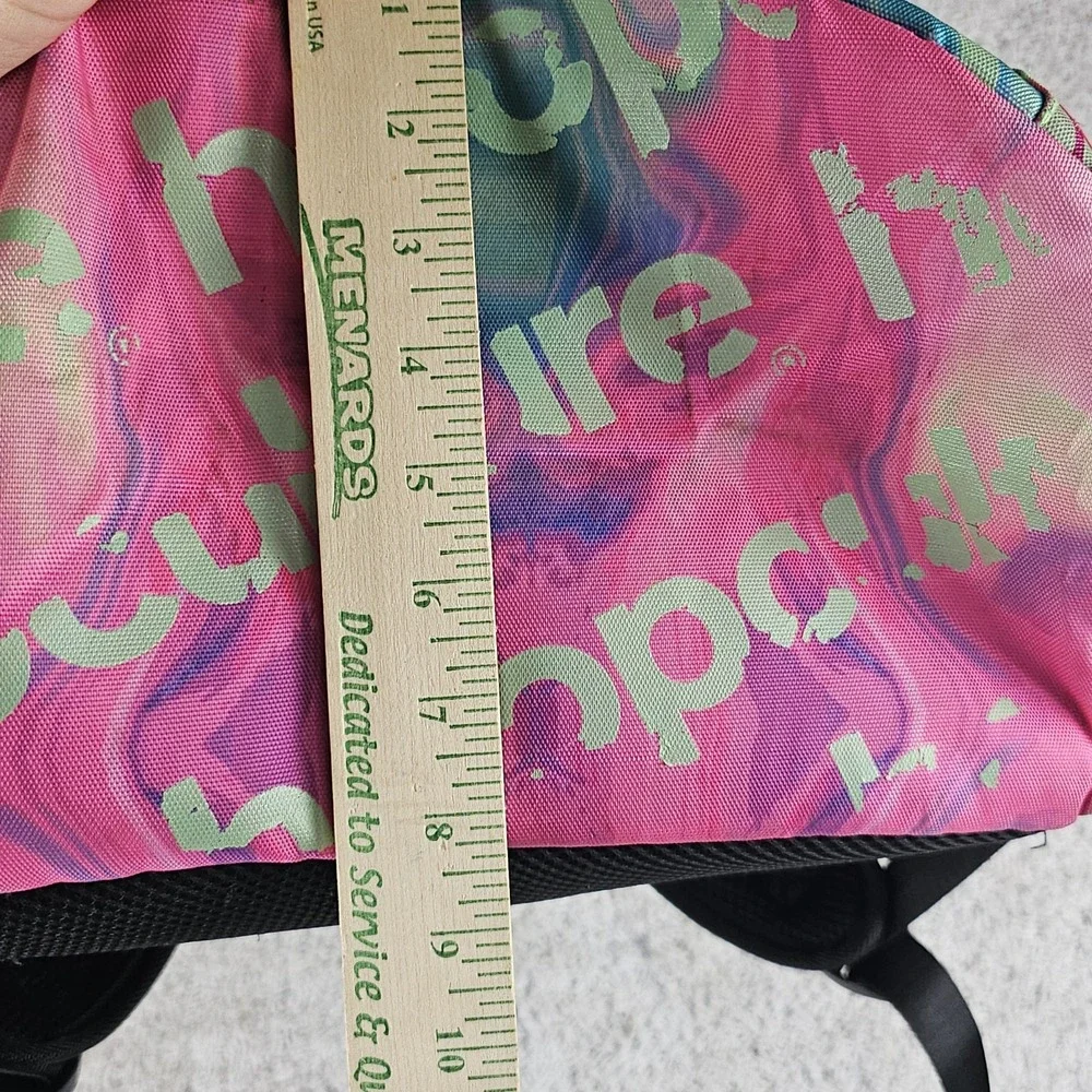 Hoop Culture Backpack Fresh Culture  Basketball Tye Dye All Over Print Blue Pink